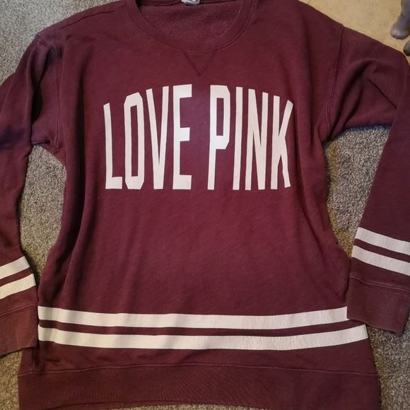 🔵 3/$30 PINK Size Medium Oversized Longsleeve Pullover Sweater - Picture 6 of 16